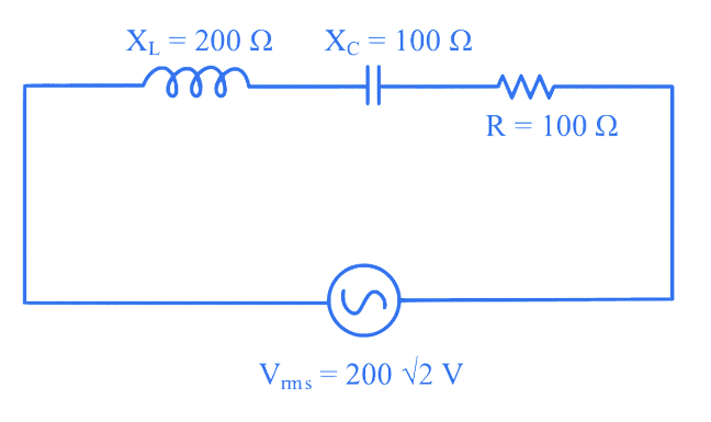 JEE Main 2023 (Online) 30th January Evening Shift Physics - Alternating Current Question 19 English